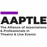 The Logo for The Alliance Of Associations & Professionals in Theatre & Live Events.